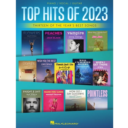 Top Hits of 2023 - Arranged for Piano/Vocal/Guitar