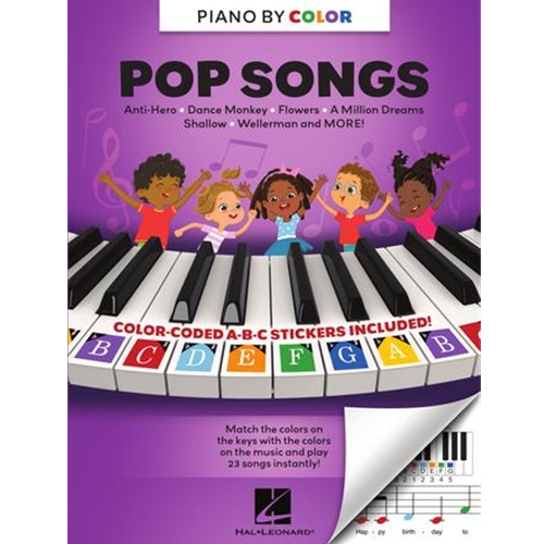Piano-by-Color - Pop Songs