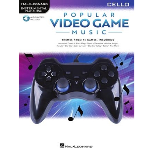 Popular Video Game Music - Cello Play-Along Book with Online Audio