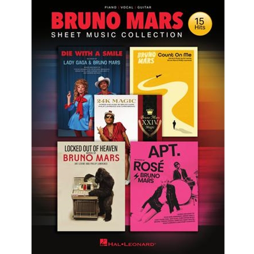 Bruno Mars Sheet Music Collection for Piano/Vocal/Guitar