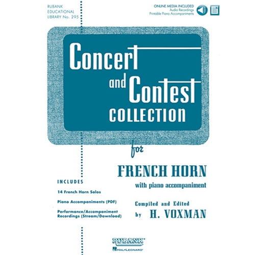 Concert and Contest Collection for French Horn - Solo Book with Online Media