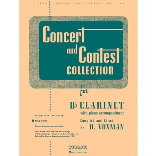 Concert and Contest Collection for Bb Clarinet Piano Accompaniment