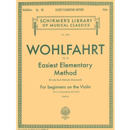 Easiest Elementary Method for Beginners, Op. 38