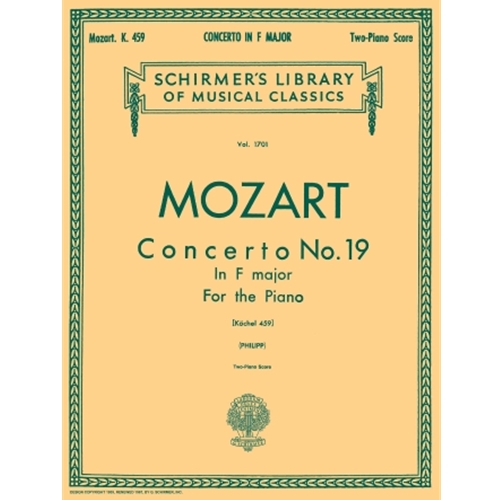 Concerto No. 19 in F, K.459 - Schirmer Library of Classics Volume 1701 Piano Duet
