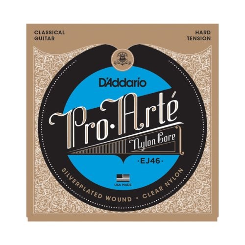 D'Addario EJ46 Pro-Arte Nylon Classical Guitar Strings, Hard Tension