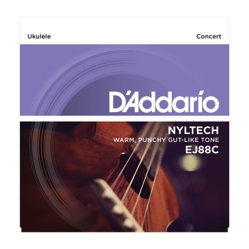 D'Addario EJ88C Nyltech Ukulele Strings, Concert