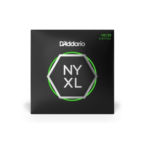 D'Addario NYXL0838 Nickel Wound Electric Guitar Strings, Extra Super Light, 8-38