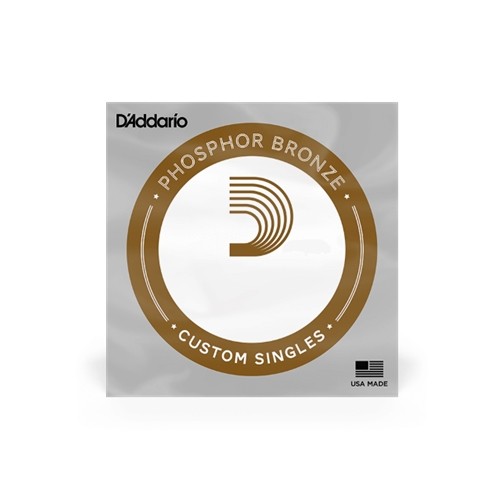 D'AddarioPB060 Phosphor Bronze Wound Acoustic Guitar Single String, .060