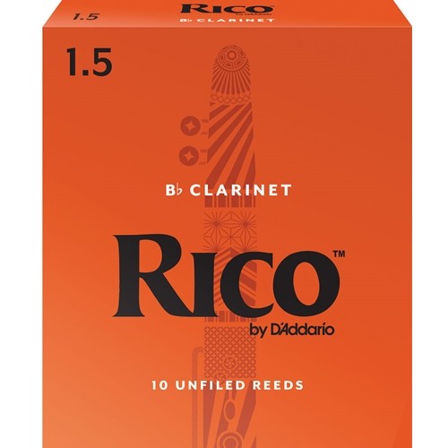 Rico Bb Clarinet Reeds, Box of 10