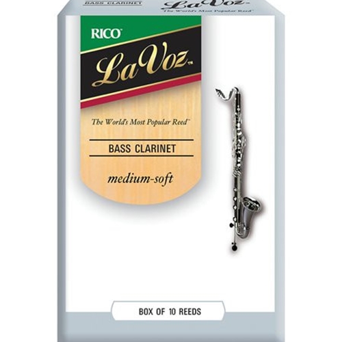La Voz Bass Clarinet Reeds, Box of 10