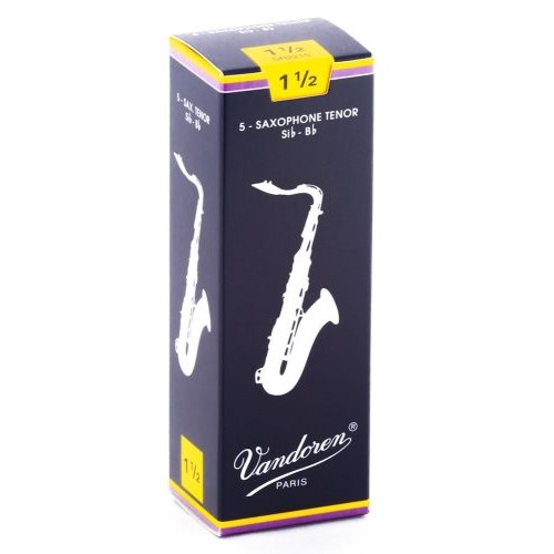 Vandoren Traditional Tenor Sax Reeds, Box of 5