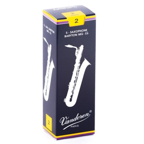 Vandoren Traditional Bari Sax Reeds, Box of 5