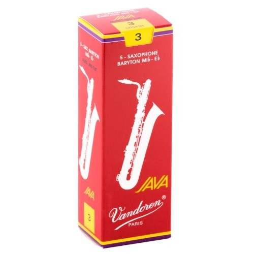 Vandoren Java Red Bari Sax Reeds, Box of 5