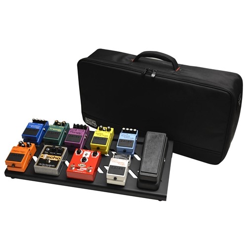 Gator GPB-BAK-1 Black Aluminum Pedal Board; Large w/ Carry Bag