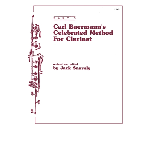 Carl Baermann's Celebrated Method For Clarinet, Part 3