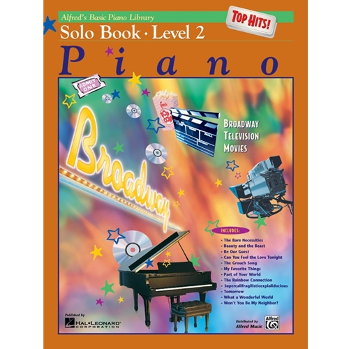 Alfred's Basic Piano Library Top Hits Solo 2