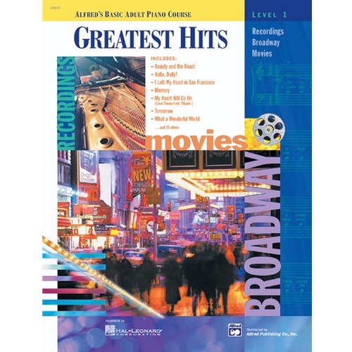 Alfred's Basic Adult Piano Course Greatest Hits Book 1