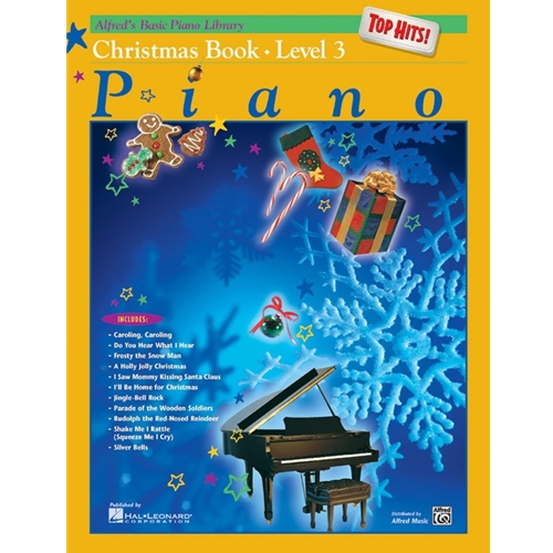 Alfred's Basic Piano Library: Top Hits! Christmas Book 3
