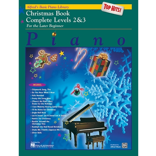 Alfred's Basic Piano Library: Top Hits! Christmas Book Complete 2 & 3