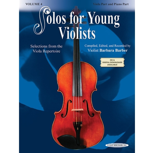 Solos for Young Violists Viola Part and Piano Acc., Volume 4