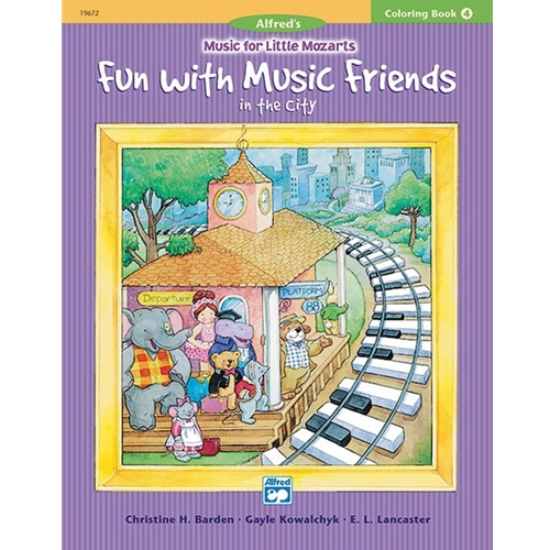 Music for Little Mozarts Coloring Book 4