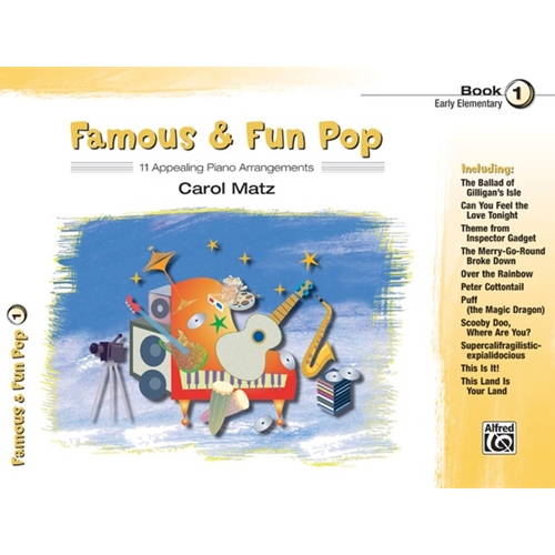 Famous & Fun Pop, Book 1 [Piano]
