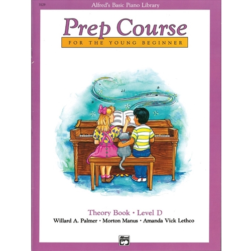 Alfred's Basic Piano Prep Course Theory Book D