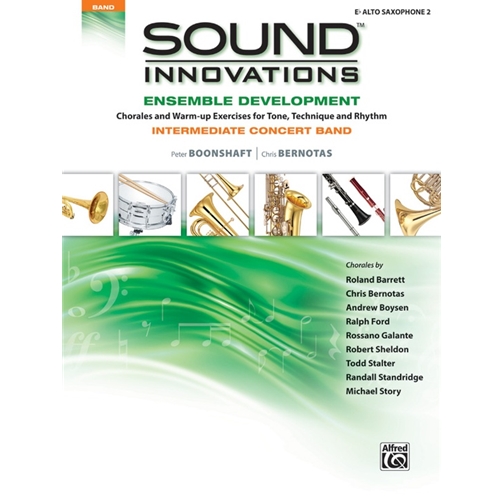 Sound Innovations for Concert Band Ensemble Development  Intermediate -  Eb Alto Saxophone 2
