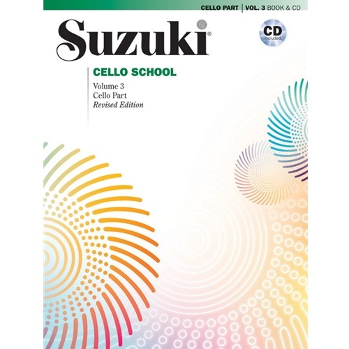 Suzuki Cello School Cello Part & CD, Volume 3 (Revised)