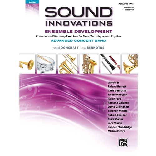 Sound Innovations: Ensemble Development for Advanced Concert Band, Percussion