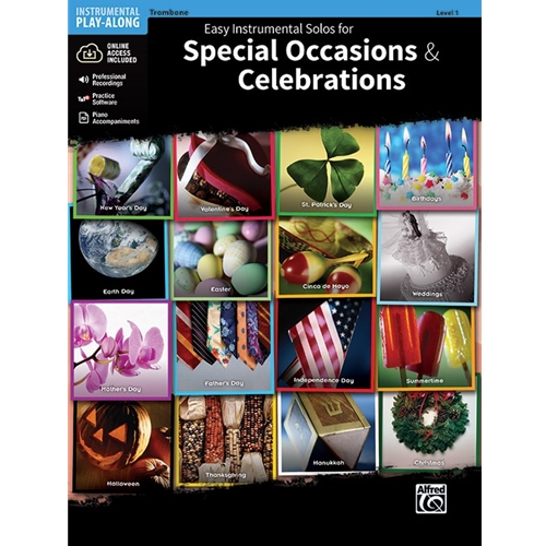Easy Instrumental Solos for Special Occasions and Celebrations, Trombone