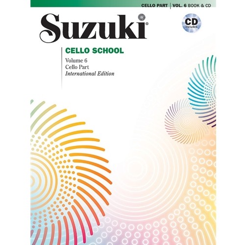Suzuki Cello School Cello Part & CD, Volume 6 (Revised)