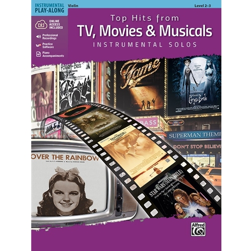 Top Hits from TV, Movies & Musicals Instrumental Solos for Strings