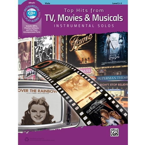 Top Hits from TV, Movies & Musicals Instrumental Solos for Strings