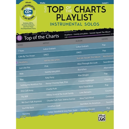 Easy Top of the Charts Playlist Instrumental Solos - Violin