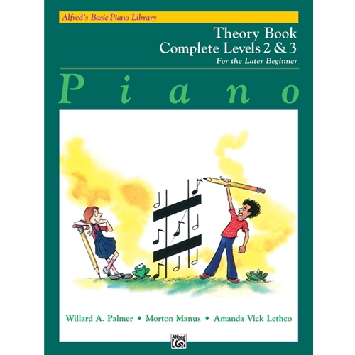 Alfred's Basic Piano Library Theory Book Complete 2 & 3