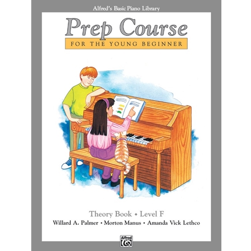 Alfred's Basic Piano Prep Course Theory Book F