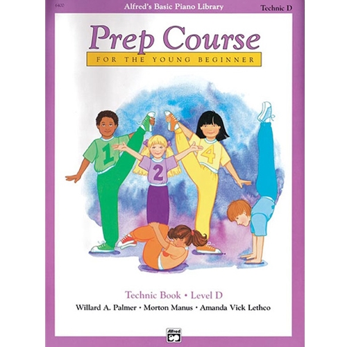 Alfred's Basic Piano Library Prep Course Technic Ld