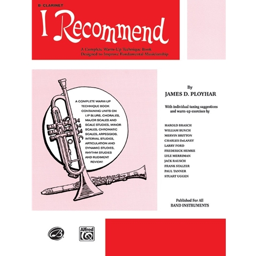 I Recommend Clarinet