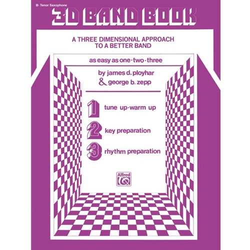 3-D Band Book Tenor Sax