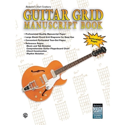 Belwin's 21st Century Guitar Grid Manuscript Book