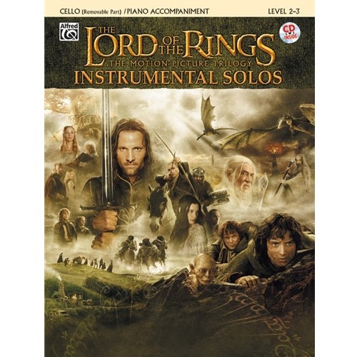 The Lord of the Rings Instrumental Solos for Strings for Cello