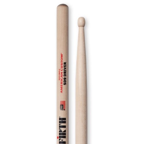 Vic Firth VFSD9 SD9 Driver Wood Tip, American Custom Drumstick