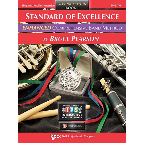 Standard of Excellence Book 1 for Timpani & Auxiliary Percussion