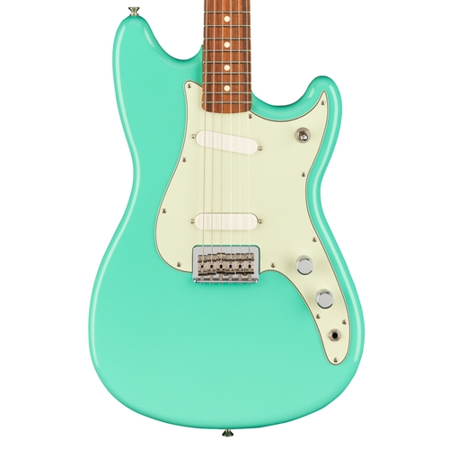 Fender Player Duo Sonic Electric Guitar, Pau Ferro Fingerboard, Seafoam Green