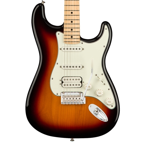 Fender Player Stratocaster HSS Electric Guitar, Maple Fingerboard, 3-Color Sunburst