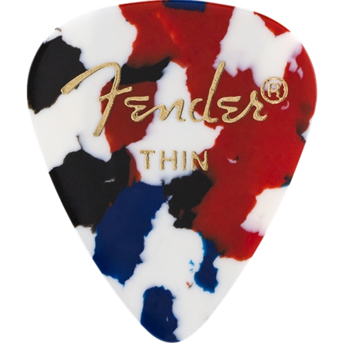 Fender 1980351750 Classic Celluloid Picks, 351 Shape - 12 Pack