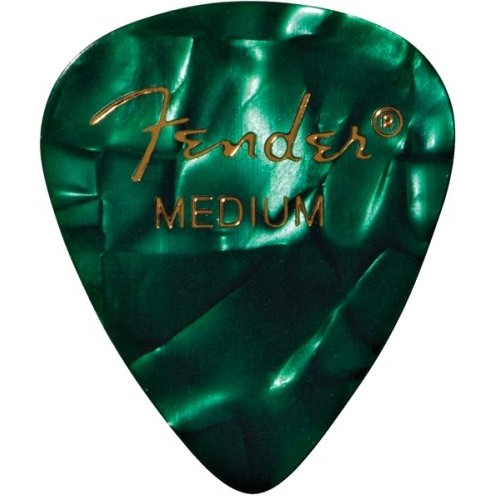 Fender 1980351871 Medium Green Moto, 12 Pack