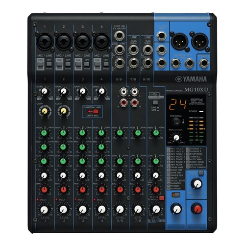 Yamaha MG10XU 10-Channel Mixer with USB and Effects