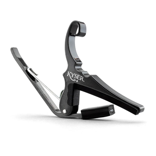KG6BC Capo, Kyser 6 String, Black Chrome
